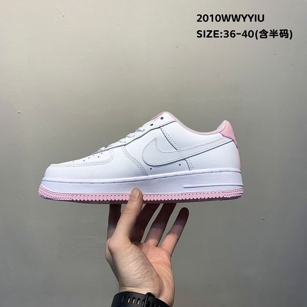 Nike Wmns Air Force 1 GS 2020新款 空軍一號經典低幫女生休閒板鞋 帶半碼