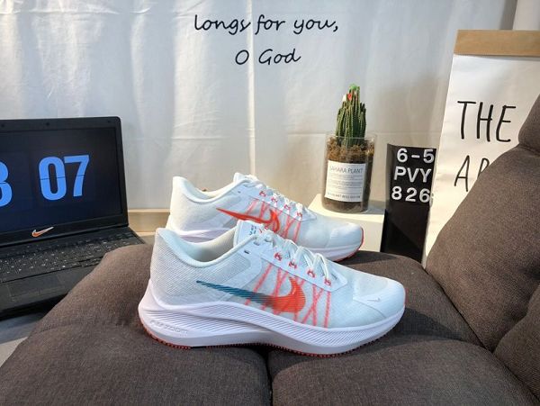 Nike Air Zoom Pegasus W8 2021新款 登月8代減震耐磨女款慢跑鞋 帶半碼