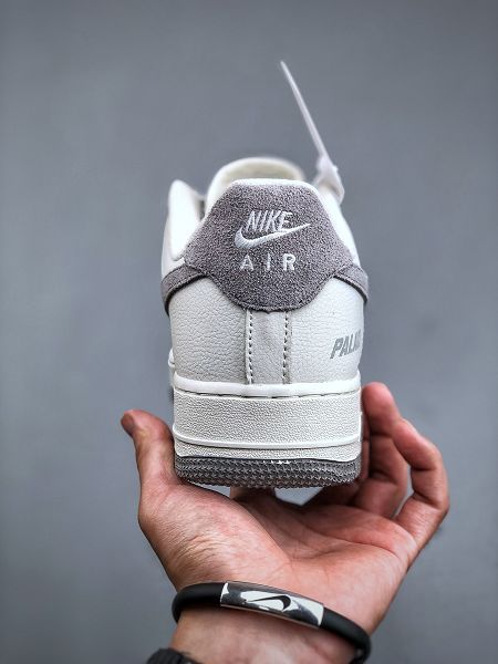 Nike Air Force 1'07 Low Palace 白灰色男女低幫休閒板鞋 