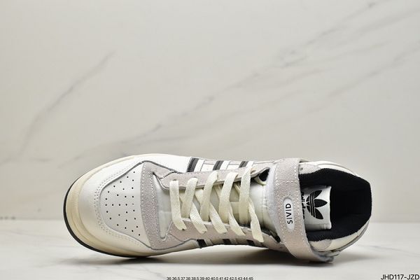 Adidas Originals Forum 84 High 2023新款 羅馬系列魔術貼高幫復古系帶男女款運動板鞋