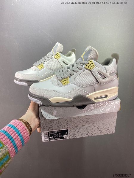 Air Jordan 4 2023新款 喬4代大象灰男女款運動籃球鞋