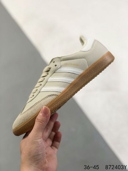 Adidas Originals Samba Vegan OG桑巴舞系列 2023全新男女款紳士德訓足球風百搭低幫休閒運動板鞋