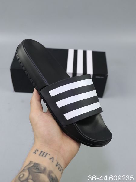 Adidas Shoes Superme 2021新款 男女潮牌一字拖鞋