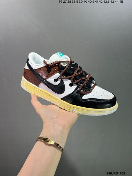 Futura x Nike Dunk Low SB聯名 情侶款解構綁帶滑板鞋 