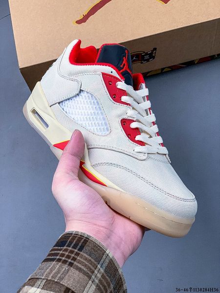 Air Jordan 5 Retro 2023新款 喬丹5代立體高頻3M反光男女款籃球鞋