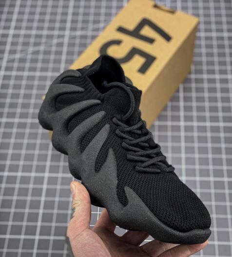 Kanye West x Adidas Yeezy 450 2021新款 八爪襪套式輕便針織透氣情侶款慢跑鞋 帶半碼