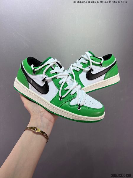 Air Jordan 1 Low 2022新款 喬丹1代男女款解構綁帶內置氣墊籃球鞋