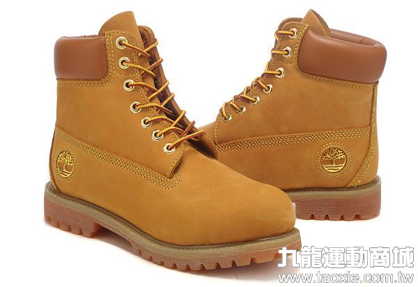 踢不爛 timberland 10061款時尚高幫耐磨男鞋 黃色 