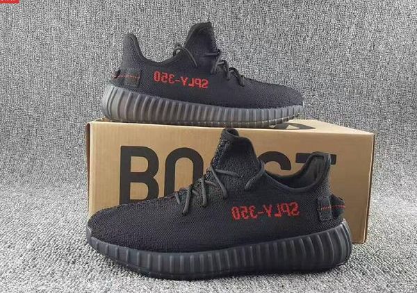 adidas Yeezy 350 Boost 侃爺同款椰子時尚情侶潮流鞋 全黑