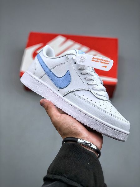 Nike Court Vision Low 休閒運動板鞋 2023全新男女款白藍配色