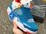 Air Jordan 4 Retro 2023新款 喬丹4代男女款藍白紅籃球鞋