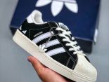 adidas貝殼頭 小怪獸聯名-黑白卡通 2025新款男女生低幫休閒板鞋