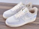 Nike Air Force 1 Low 2021新款 毛絨內裡男女款低幫休閒板鞋